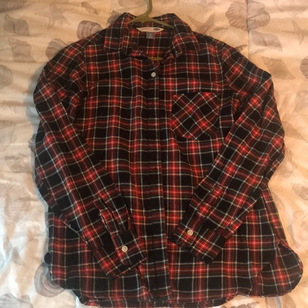 Long sleeve plaid shirt
